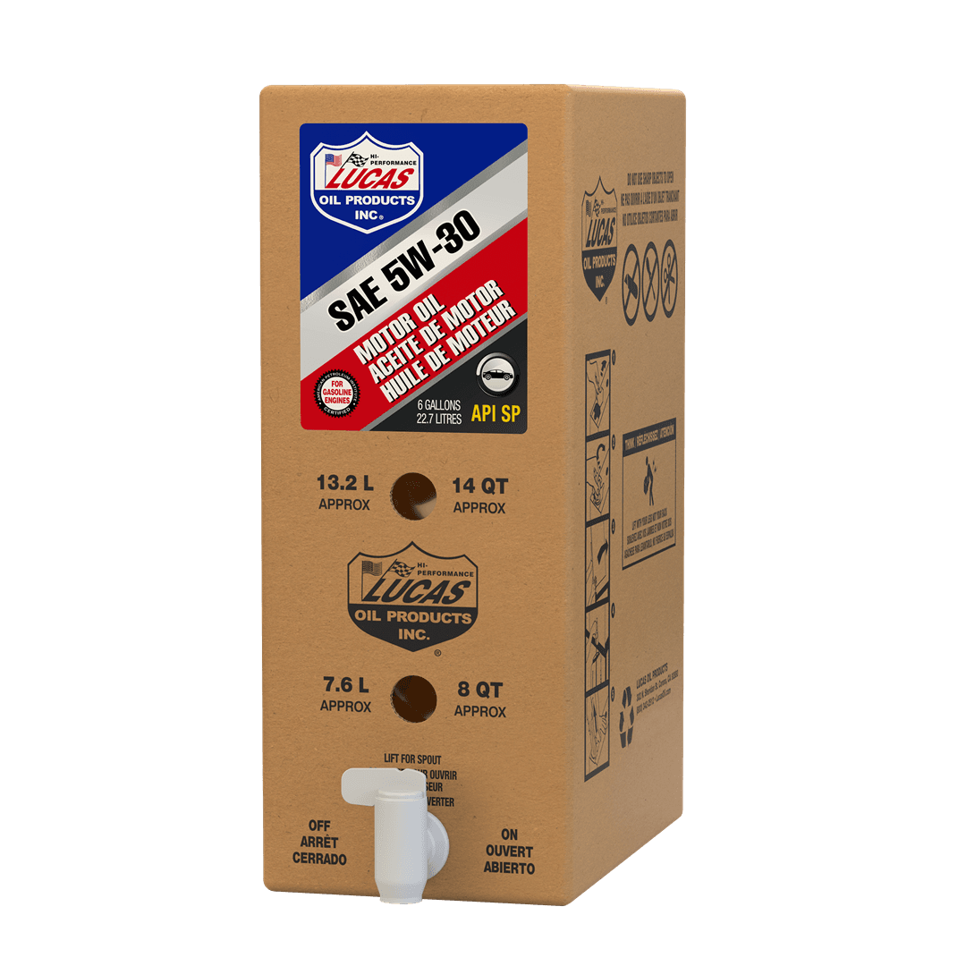 LUCAS OIL 18010 Conventional Oil; SAE 5W-30; 6 Gallon Bag In Box; Single - The Twister Group Tools product