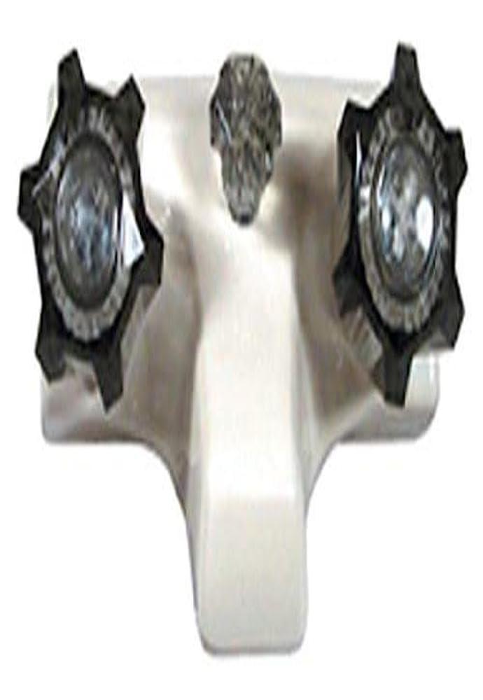 LASALLE BRISTOL 20351P21 Utopia Parchment Finish 4 INCH Plastic Tub and Shower Diverter with Smoke Handles - High quality product image showing LASALLE BRISTOL 20351P21 Utopia Parchment Finish 4 INCH Plastic Tub and Shower Diverter with Smoke Handles details and features