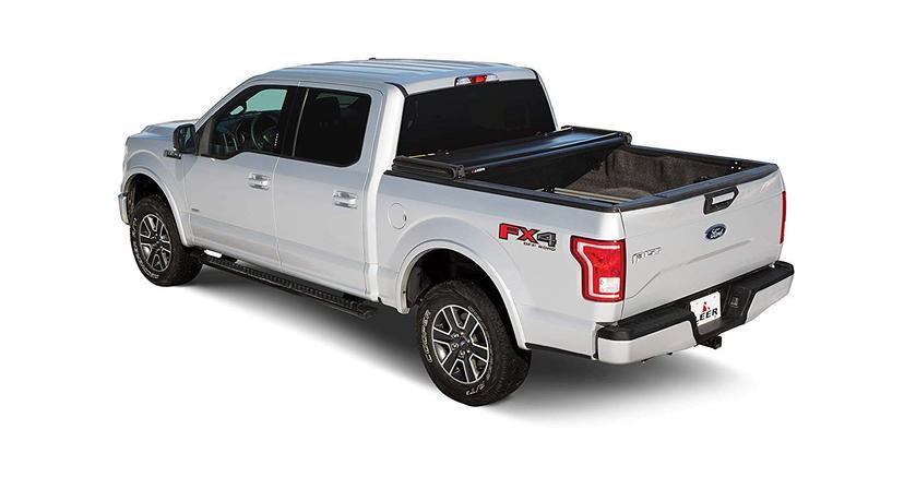 LEER 630105 Latitude | Fits 2015-2020 GM Chevy Colorado/GMC Canyon with 5.2 FT Bed | Easy Install, Soft Tri-Fold Truck Bed Tonneau Cover