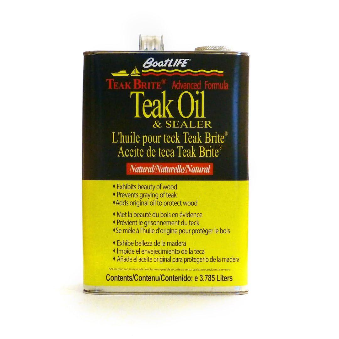 BOATLIFE 1089 Teak Oil Gallon, Natural - The Twister Group Tools product