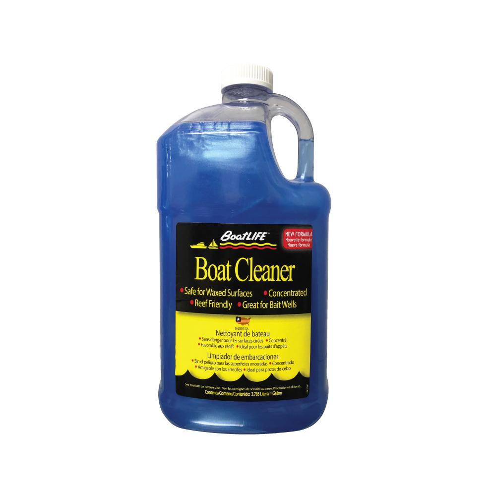BOATLIFE 1113 BOAT CLEANER 128 FL.OZ., Use To Lift Heavy Stains And Cuts Through Bird Droppings From Boat Surface; 128 Ounce Jug; Single; Cleans Without Removing Wax From Fiberglass Gentle On Skin - The Twister Group Tools product
