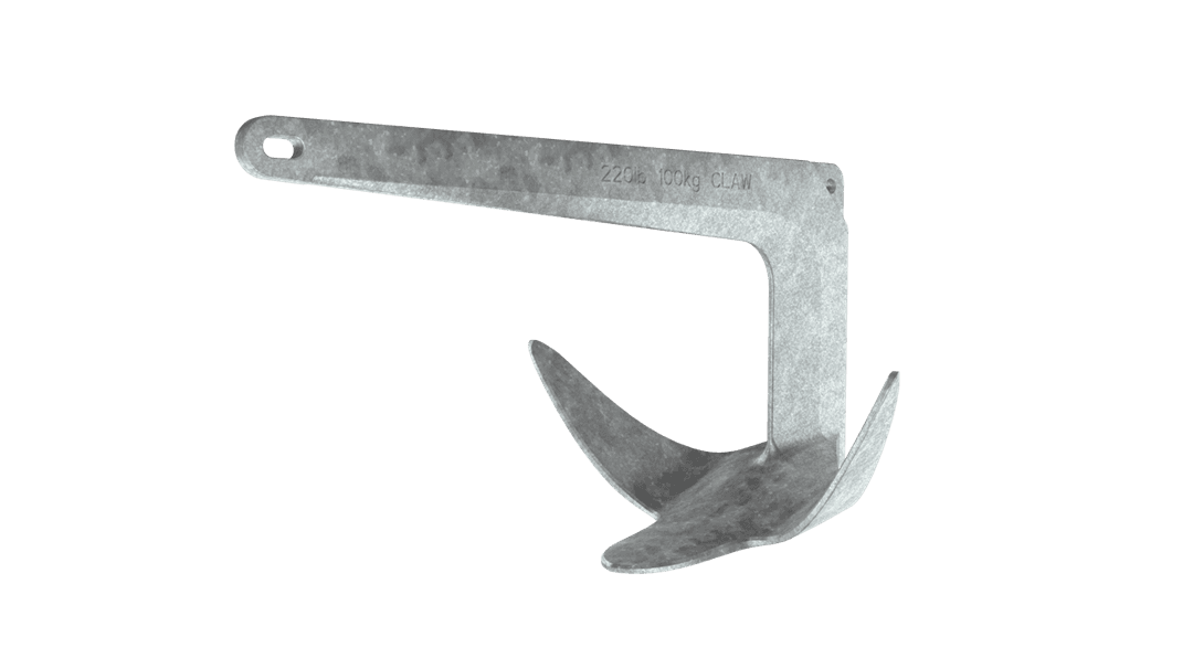 LEWMAR 0057901 Galvanized Steel Claw Anchor 2.2 lbs. for Boats 13-20, Bruce-Style Claw for Quick Setting, Bow Roller Compatible - 2020202241 - High quality product image showing LEWMAR 0057901 Galvanized Steel Claw Anchor 2.2 lbs. for Boats 13-20, Bruce-Style Claw for Quick Setting, Bow Roller Compatible - 2020202241 details and features