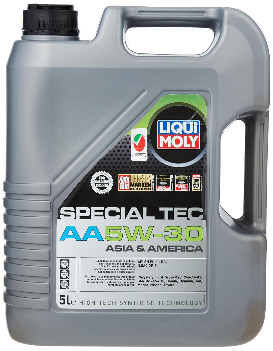 LIQUI MOLY 20138 Special Tec AA SAE 5W-30 | 5 L | Synthesis technology motor oil | SKU: - The Twister Group Tools product