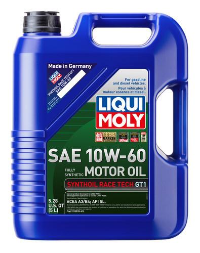 LIQUI MOLY 2024 Synthoil Race Tech GT1 10W-60 Motor Oil - 5 Liter