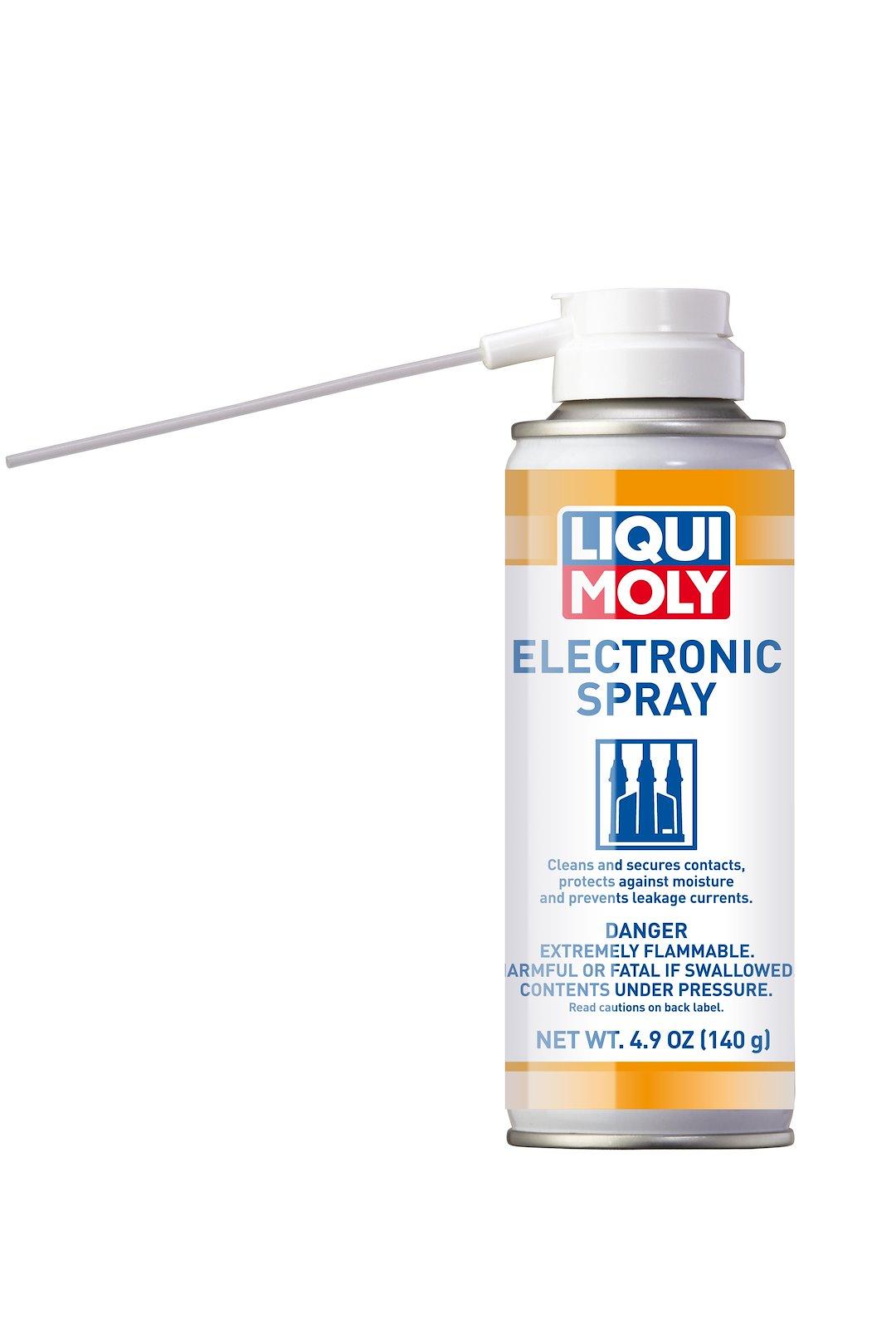 LIQUI MOLY 20298 ELECTRONIC SPRAY, Use to Lubricate Vehicle Electronic And General Electrical Systems; 140 Gram Aerosol Can; Single - The Twister Group Tools product