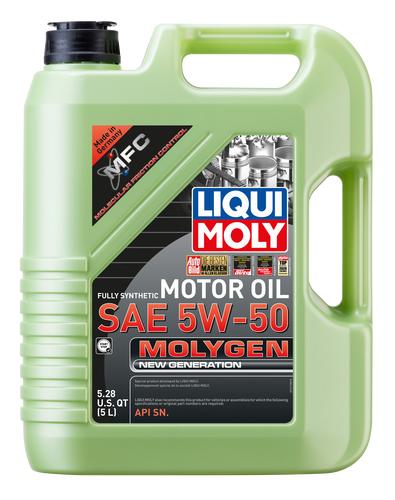 LIQUI MOLY 20310 Molygen New Generation SAE 5W-50-5 Liter - High quality product image showing LIQUI MOLY 20310 Molygen New Generation SAE 5W-50-5 Liter details and features
