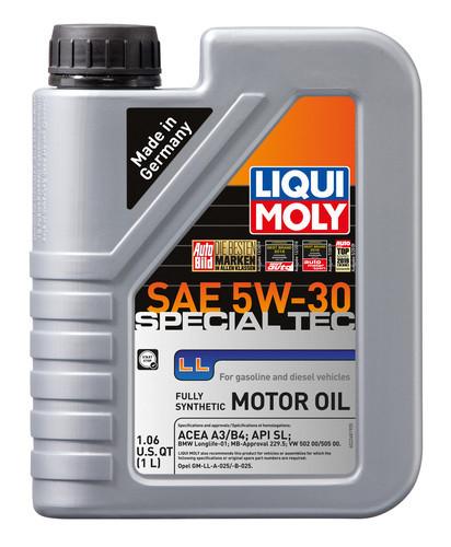 LIQUI MOLY 2248 5W30 Leichtlauf Special LL Motor oil, 1 L - High quality product image showing LIQUI MOLY 2248 5W30 Leichtlauf Special LL Motor oil, 1 L details and features