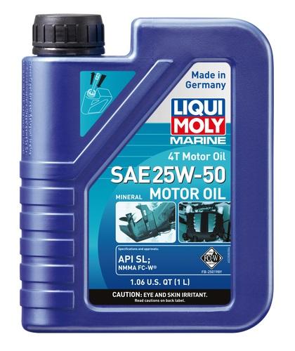 LIQUI MOLY 22508 MARINE 4T MOTOR OIL 25W-50 - The Twister Group Tools product