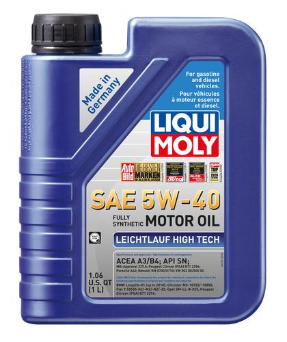 LIQUI MOLY 2331 Leichtlauf High Tech 5W-40 Engine Oil - 1 Liter - The Twister Group Tools product