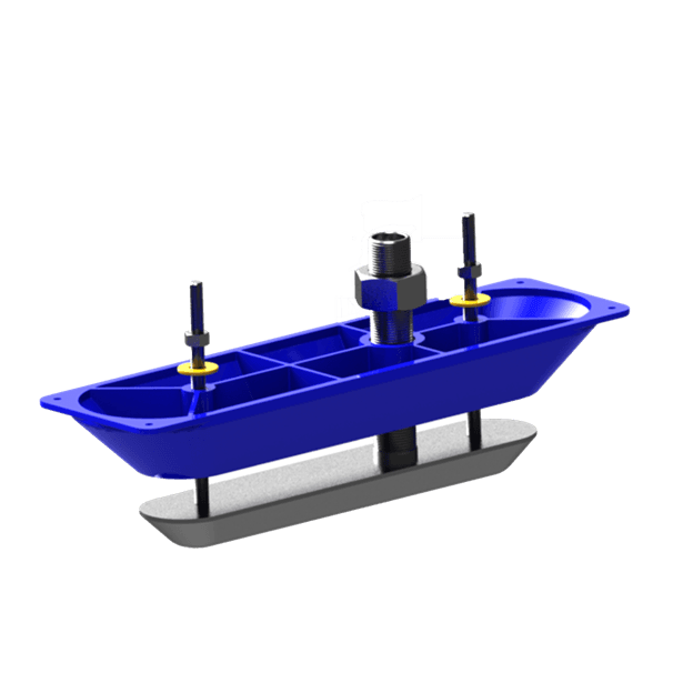 LOWRANCE 000-11459001 XDCR Structure Scan Stainless Thru-Hull GPS Accessories - Product image