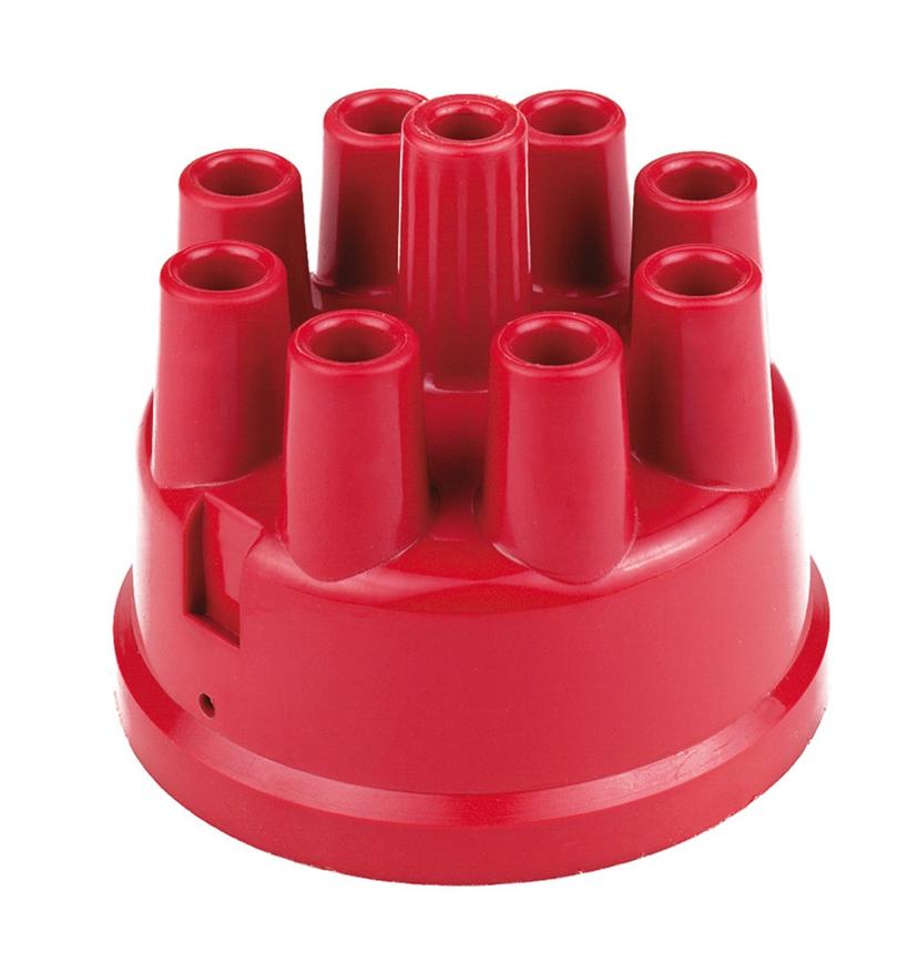 MALLORY 209M Distributor Cap (Mal, 8Cyl), Red