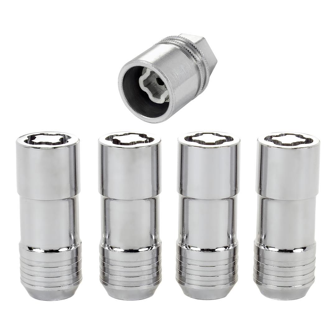 MCGARD 24205 Chrome Cone Seat Wheel Locks (M14 x 2.0 Thread Size) - Set of 4 - High quality product image showing MCGARD 24205 Chrome Cone Seat Wheel Locks (M14 x 2.0 Thread Size) - Set of 4 details and features