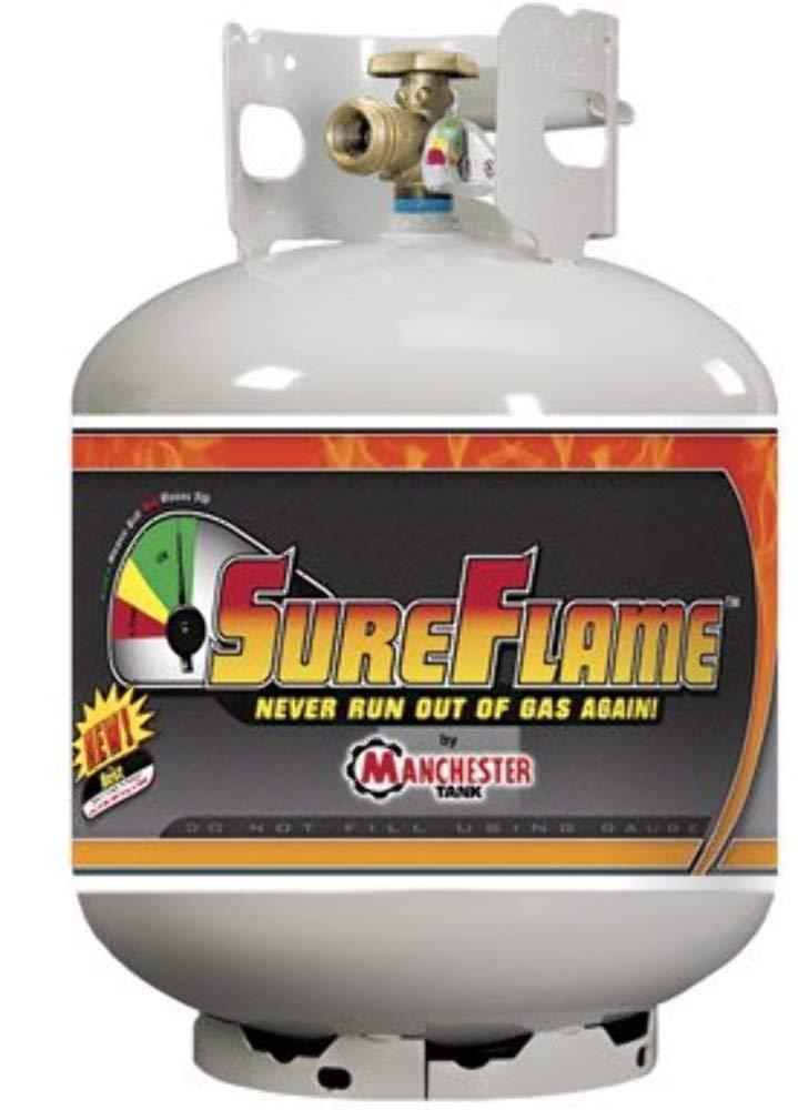 MANCHESTER 10577 Sureflame OPD Cylinder with Gauge - 4.6 Gallon Capacity