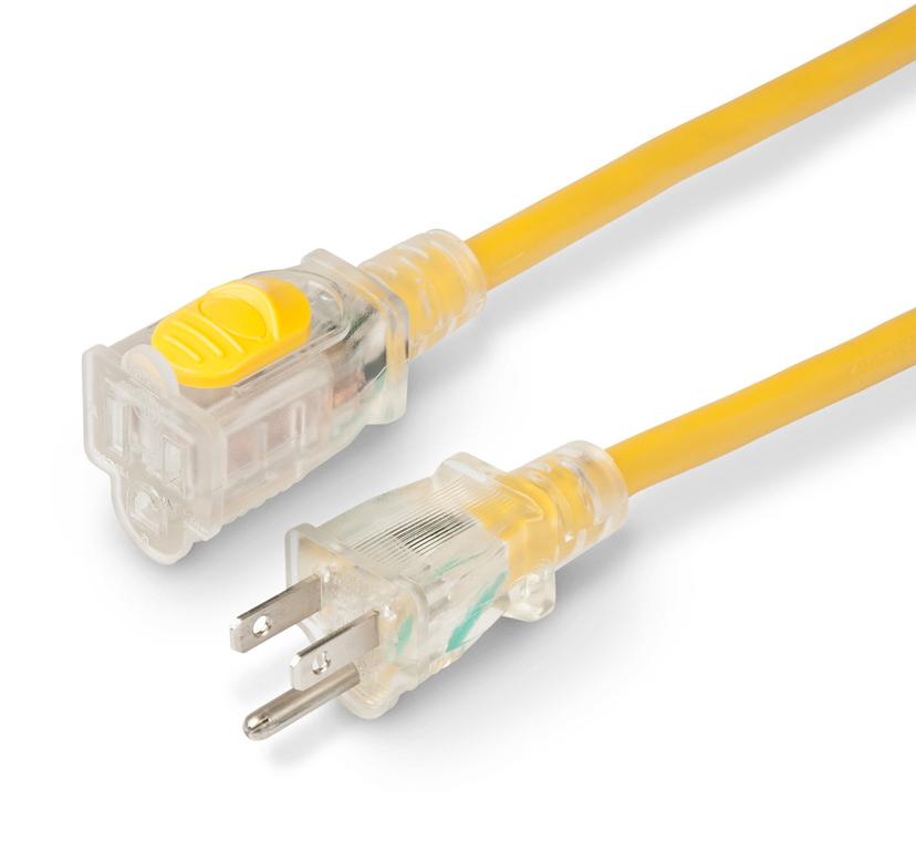 MARINCO 150025 Extension Cord, 15A, 14/3, Locking, Lighted, 25