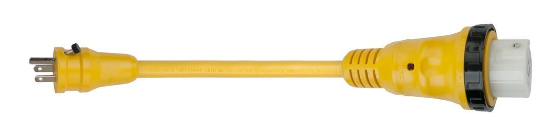 MARINCO 150SPPRV 50A to 15A RV Pigtail Adapter - High quality product image showing MARINCO 150SPPRV 50A to 15A RV Pigtail Adapter details and features