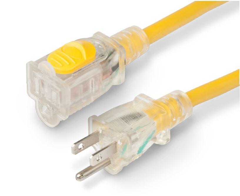 MARINCO 151225RV Park Power Heavy-Duty 15A 12/3 Extension Cord - 25 - High quality product image showing MARINCO 151225RV Park Power Heavy-Duty 15A 12/3 Extension Cord - 25 details and features