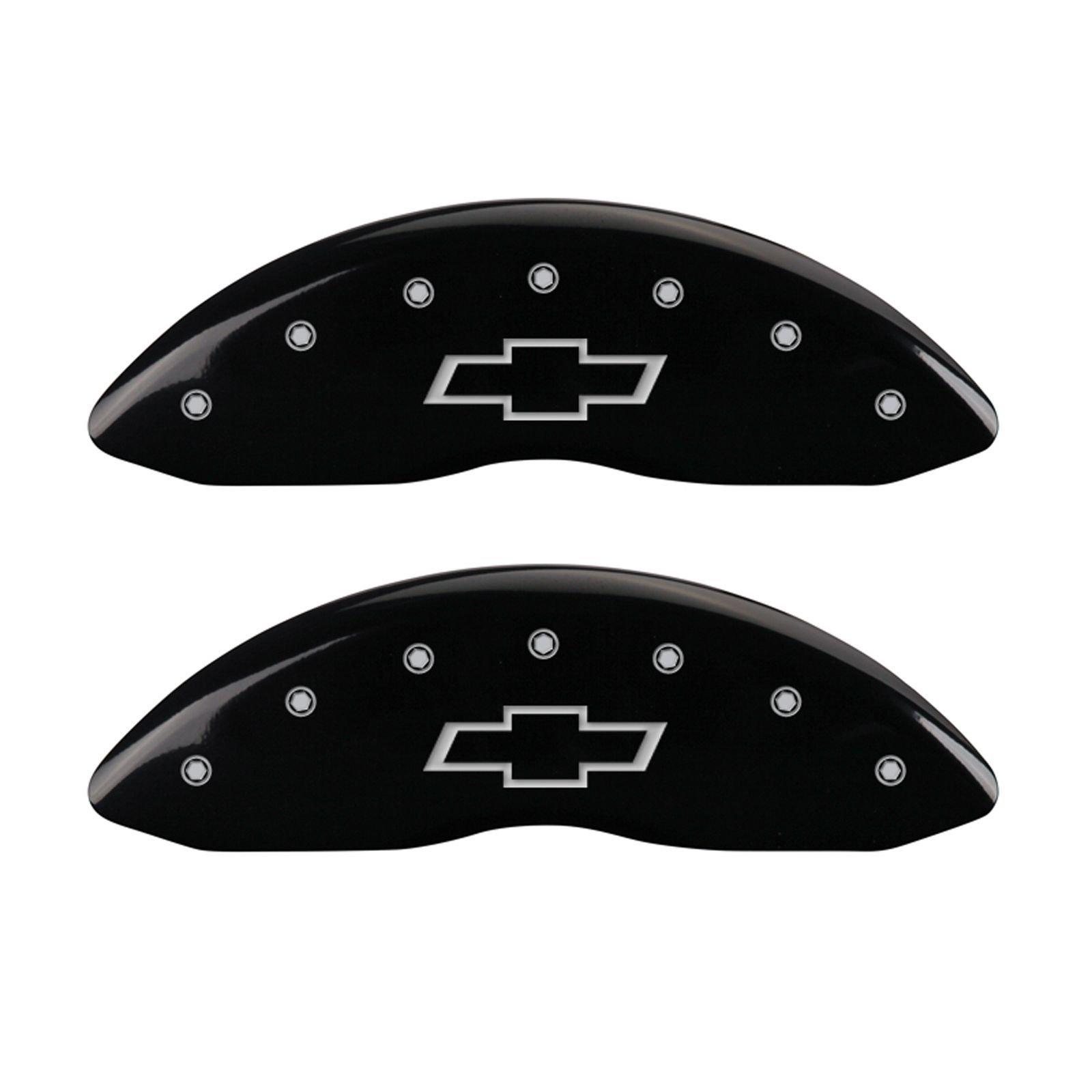 MGP CALIPER 14048SBOWBK Black Caliper Cover - High quality product image showing MGP CALIPER 14048SBOWBK Black Caliper Cover details and features
