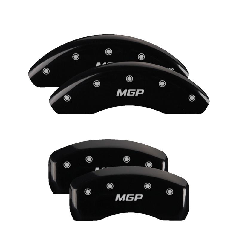 MGP CALIPER 16244SMGPBK Black Powder Coat Finish, Silver Characters, Set of 4 - High quality product image showing MGP CALIPER 16244SMGPBK Black Powder Coat Finish, Silver Characters, Set of 4 details and features