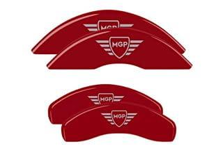 MGP CALIPER 16249SMGPRD Front and Rear Brake Caliper Covers for 2023 Toyota Tundra Logo, Custom Fit, Red - High quality product image showing MGP CALIPER 16249SMGPRD Front and Rear Brake Caliper Covers for 2023 Toyota Tundra Logo, Custom Fit, Red details and features