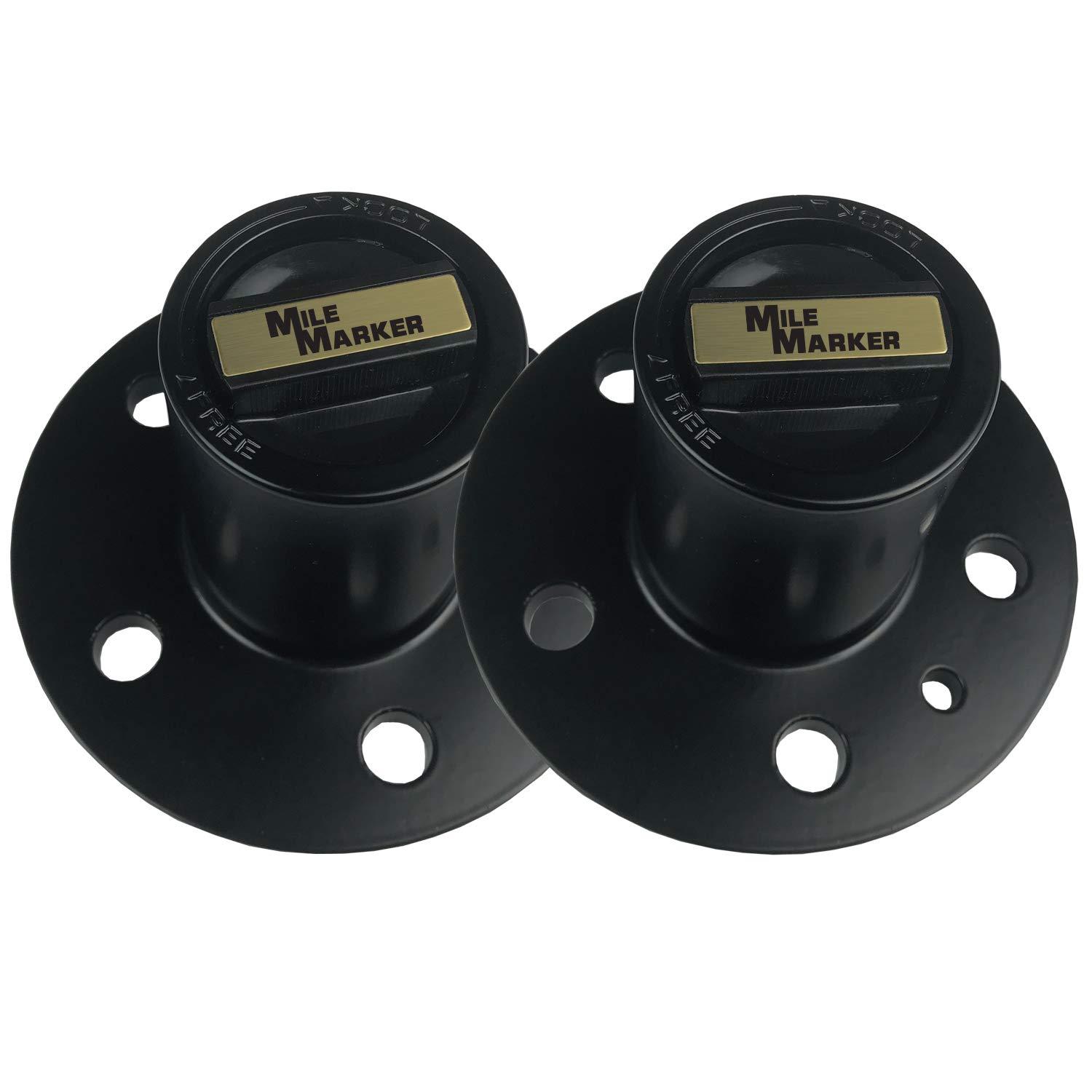 MILE MARKER 427 Supreme Locking Hub, Black - High quality product image showing MILE MARKER 427 Supreme Locking Hub, Black details and features