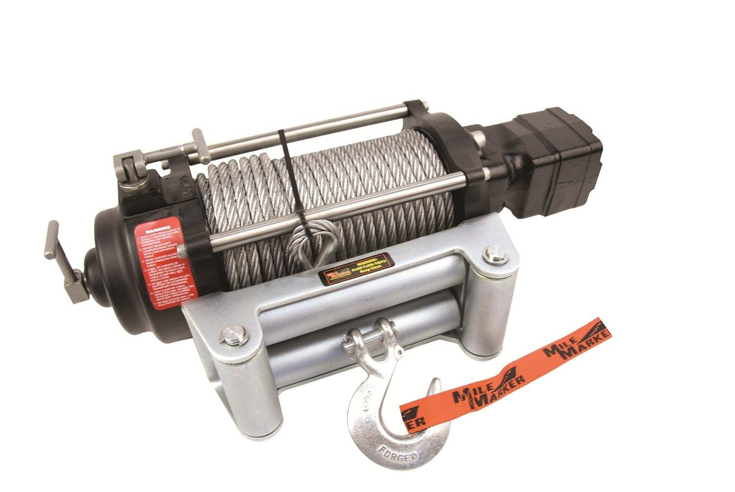 MILE MARKER 70-50080C H Series Hydraulic Winch (9,000 lb. Capacity, 2 Speed) - High quality product image showing MILE MARKER 70-50080C H Series Hydraulic Winch (9,000 lb. Capacity, 2 Speed) details and features