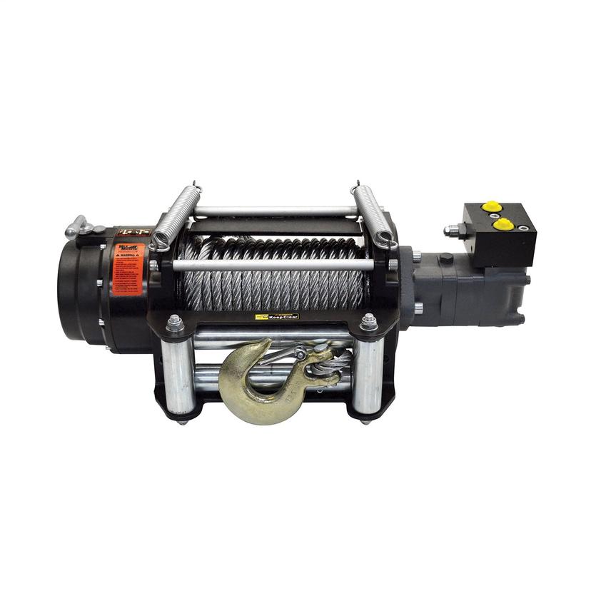 MILE MARKER 70-58010C H18000 Power Steering Hydraulic Winch (18,000 lb. Capacity, 1 Speed)