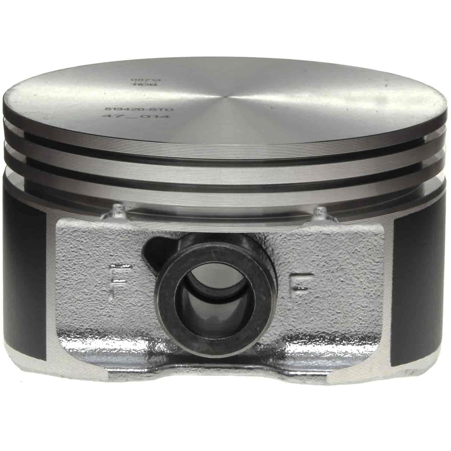 CLEVITE 77 224-3443WR Piston; OE Replacement; Aluminum; 1.50 Millimeter Top Compression Ring Thickness; 1.50 Millimeter Second Compression Ring Thickness; 3 Millimeter Oil Ring Thickness; 24 Millimeter Piston Pin Outside Diameter; Flat Head Type - High quality product image showing CLEVITE 77 224-3443WR Piston; OE Replacement; Aluminum; 1.50 Millimeter Top Compression Ring Thickness; 1.50 Millimeter Second Compression Ring Thickness; 3 Millimeter Oil Ring Thickness; 24 Millimeter Piston Pin Outside Diameter; Flat Head Type details and features