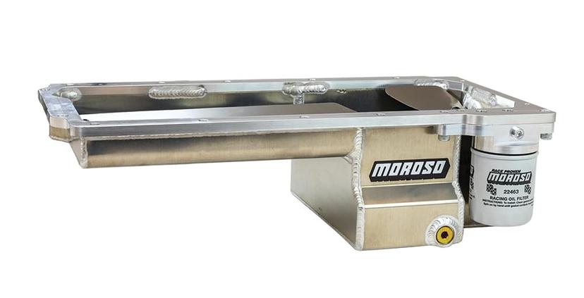 MOROSO 20153 Aluminum Swap Oil Pan, Fits Dart LS Next Gen 3 Block, Road Race Baffle