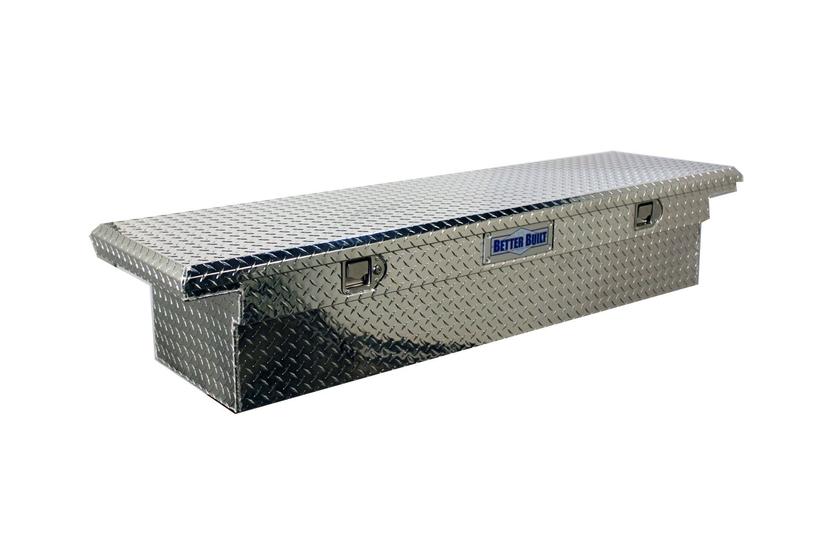BETTER BUILT 73010911 Crown Series Low Profile Crossover Tool Box L 69 in. x W 20 in. x H 13 in. Brite Aluminum Single Lid Crown Series Low Profile Crossover Tool Box
