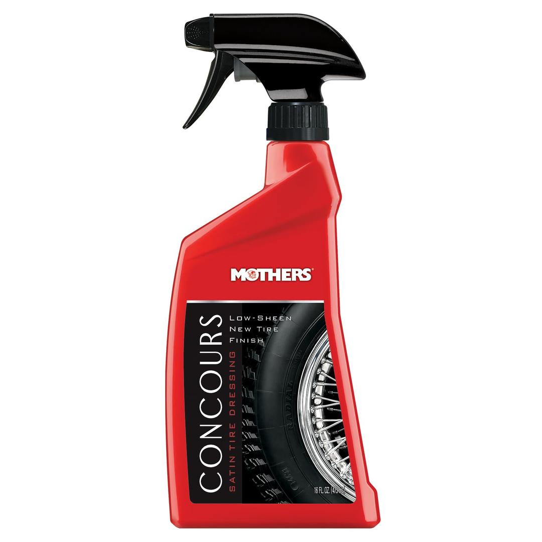 MOTHERS 06816 Concours Satin Tire Dressing, Low-Sheen New Tire Finish, 16 fl. oz. - The Twister Group Tools product
