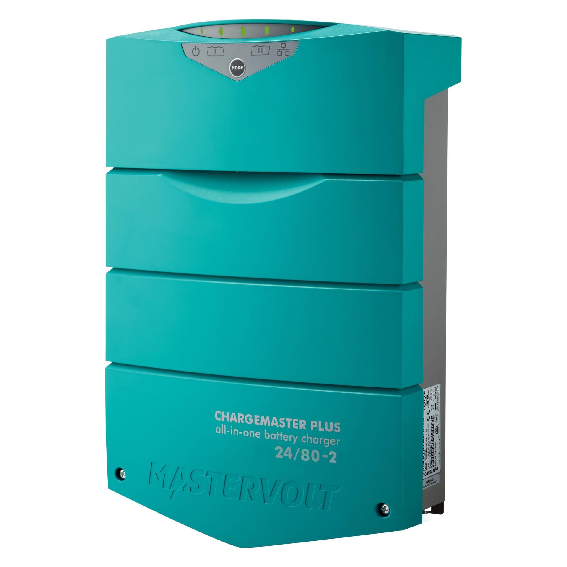 MASTERVOLT 44320805 ChargeMaster Plus 24/80-2 Czone, Teal, One Size - High quality product image showing MASTERVOLT 44320805 ChargeMaster Plus 24/80-2 Czone, Teal, One Size details and features