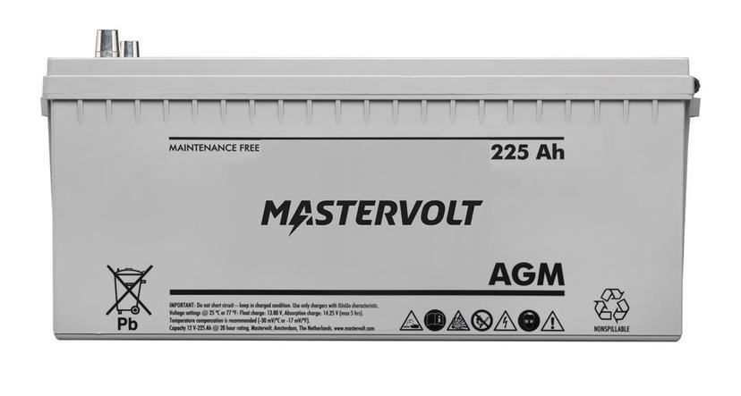 MASTERVOLT 62002250 Mv 12/225 Ah Agm Battery