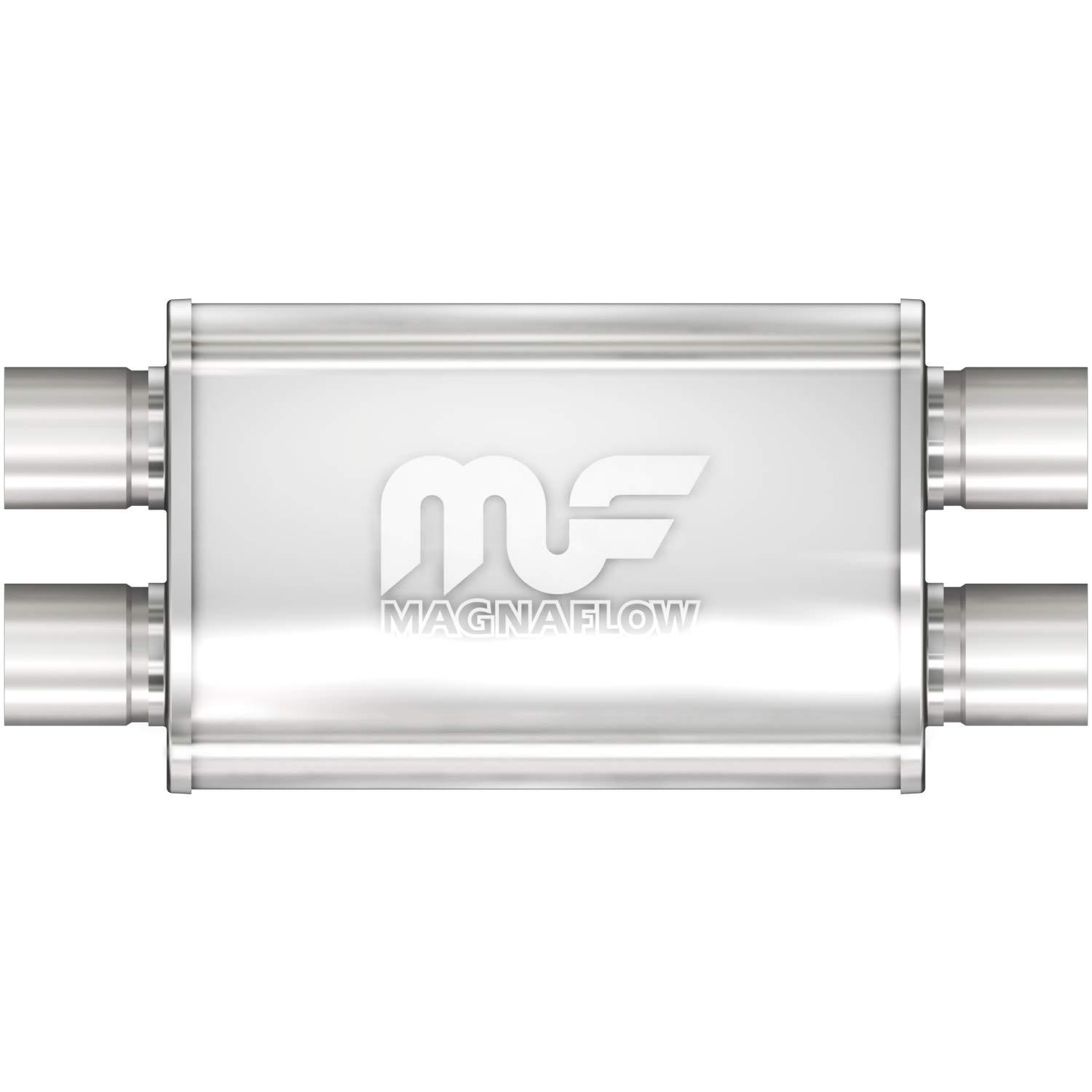 MAGNAFLOW 11386 X-PIPE Performance Muffler | 2.5 INCH Inlet/Outlet - High quality product image showing MAGNAFLOW 11386 X-PIPE Performance Muffler | 2.5 INCH Inlet/Outlet details and features