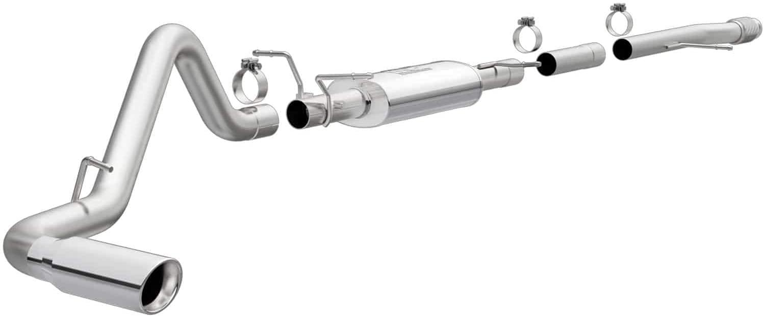 MAGNAFLOW 15267 Exhaust System Cat-Back, Street Series, For 2014-2018 Chevrolet Silverado 1500, 2014-2018 GMC Sierra 1500 - High quality product image showing MAGNAFLOW 15267 Exhaust System Cat-Back, Street Series, For 2014-2018 Chevrolet Silverado 1500, 2014-2018 GMC Sierra 1500 details and features