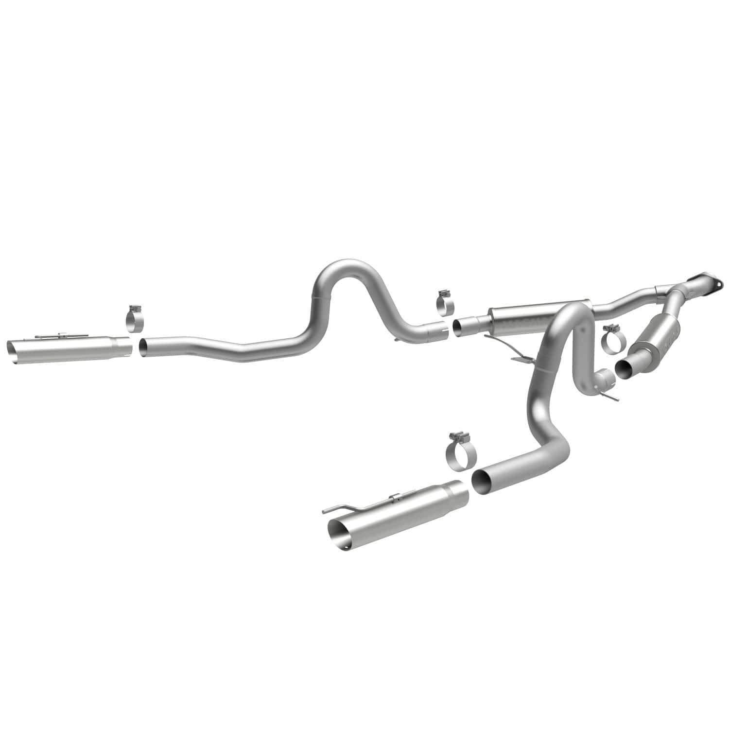 MAGNAFLOW 15717 Exhaust System Cat-Back, Street Series, For 1999-2004 Ford Mustang - High quality product image showing MAGNAFLOW 15717 Exhaust System Cat-Back, Street Series, For 1999-2004 Ford Mustang details and features
