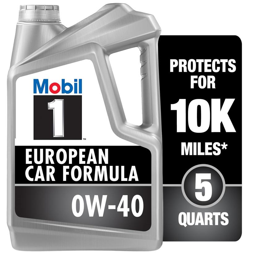 MOBIL 120760 FS European Car Formula Full Synthetic Motor Oil 0W-40, 5 Quart