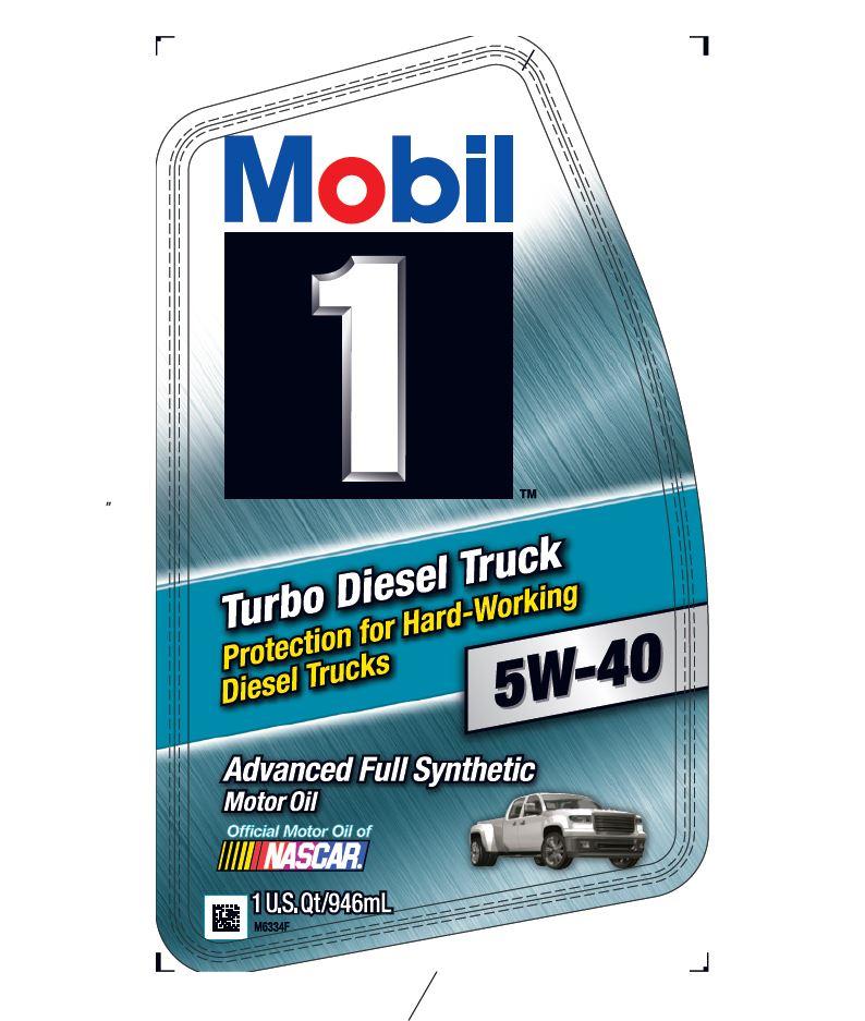 MOBIL 122253 103171 - TURBO DIESEL TRK 5W40 6X1QT (Case of 6) - The Twister Group Tools product