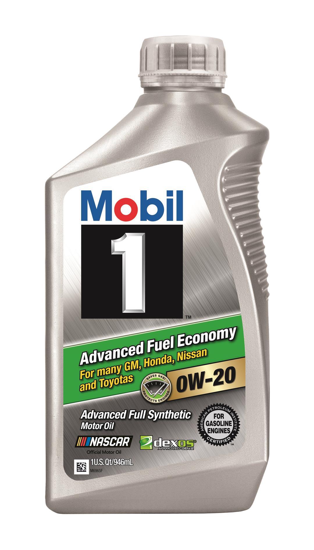 MOBIL 124184 98KF98 0W-20 Advanced Fuel Economy Synthetic Motor Oil - 1 Quart (Case of 6) - The Twister Group Tools product