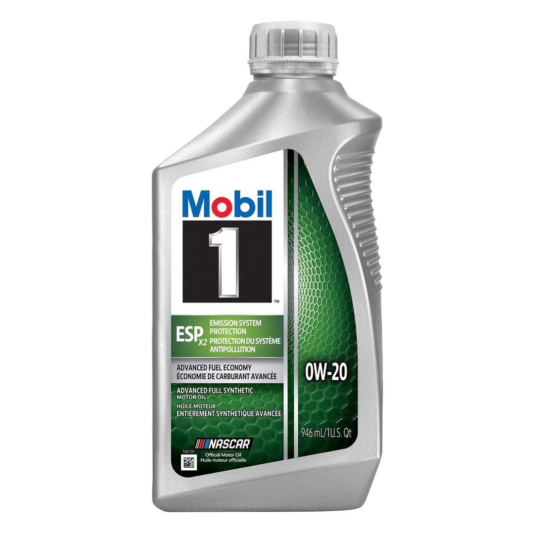 MOBIL 125386 ESP X2 Full Synthetic Motor Oil 0W-20, 1 Quart (Case of 6) - The Twister Group Tools product