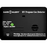 SAFE-T-ALERT 20441PBL 20-441-P-BL Mini Hard-Wired Propane/LP Gas Alarm - 12V, 20 Series, Black - High quality product image showing SAFE-T-ALERT 20441PBL 20-441-P-BL Mini Hard-Wired Propane/LP Gas Alarm - 12V, 20 Series, Black details and features
