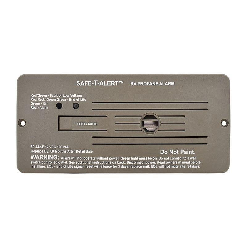 SAFE-T-ALERT 30442PBR Marinetech Safe T Alert 30-442-P-BR Classic Propane/LP Gas Alarm - 12V, 30 Series Flush Mount, Brown - High quality product image showing SAFE-T-ALERT 30442PBR Marinetech Safe T Alert 30-442-P-BR Classic Propane/LP Gas Alarm - 12V, 30 Series Flush Mount, Brown details and features