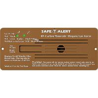 SAFE-T-ALERT 35742BR 35-742-BR 35 Series Dual LP/CO Alarm - Flush Mount, Brown