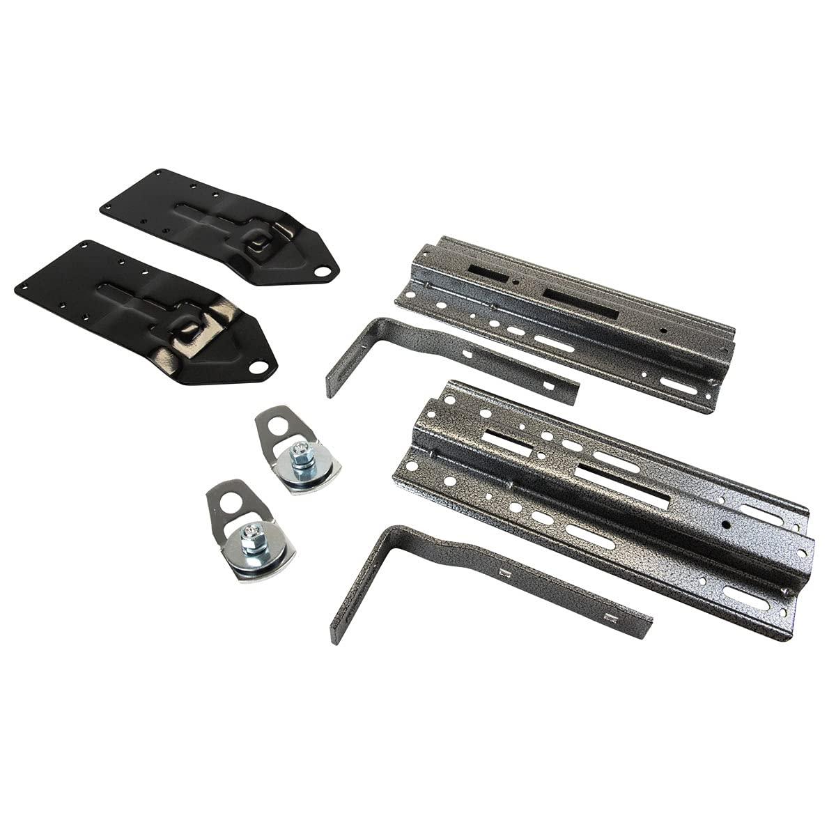 LIPPERT 182906 HappiJac Truck Camper Tie-Down Kit, Fits Select Chevrolet Silverado, GMC Sierra Classic Pickup Truck Beds, Includes Front Support Braces and Rear Anchors, Brackets - FT-CG9 - High quality product image showing LIPPERT 182906 HappiJac Truck Camper Tie-Down Kit, Fits Select Chevrolet Silverado, GMC Sierra Classic Pickup Truck Beds, Includes Front Support Braces and Rear Anchors, Brackets - FT-CG9 details and features