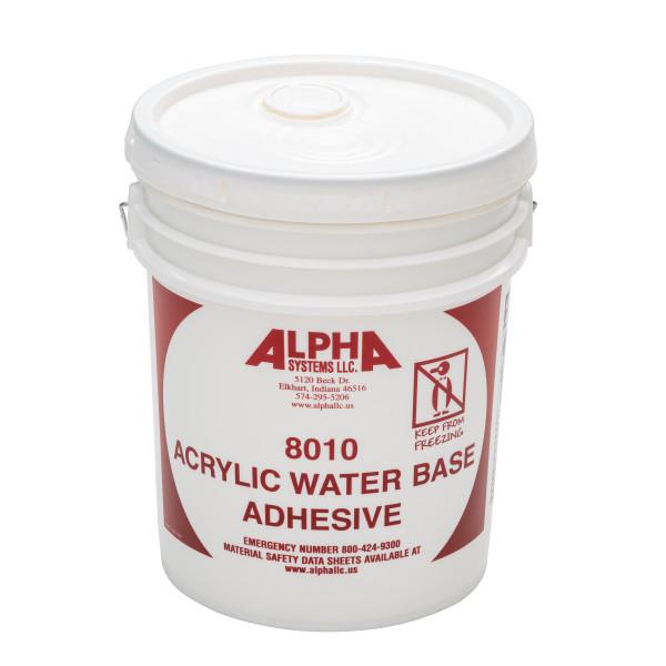 LIPPERT 2020002231 8010 WATERBASE ADHESIVE (5 GALLON), Used To Bond EPDM/ PVC/ Hypalon Membranes/ Wood/ Plywood/ Fiberboard/ Polyisocyanurate/ Gypsum And Concrete Decking Substrates; Acrylic Water Based; 5 Gallon Bucket; Single - High quality product image showing LIPPERT 2020002231 8010 WATERBASE ADHESIVE (5 GALLON), Used To Bond EPDM/ PVC/ Hypalon Membranes/ Wood/ Plywood/ Fiberboard/ Polyisocyanurate/ Gypsum And Concrete Decking Substrates; Acrylic Water Based; 5 Gallon Bucket; Single details and features