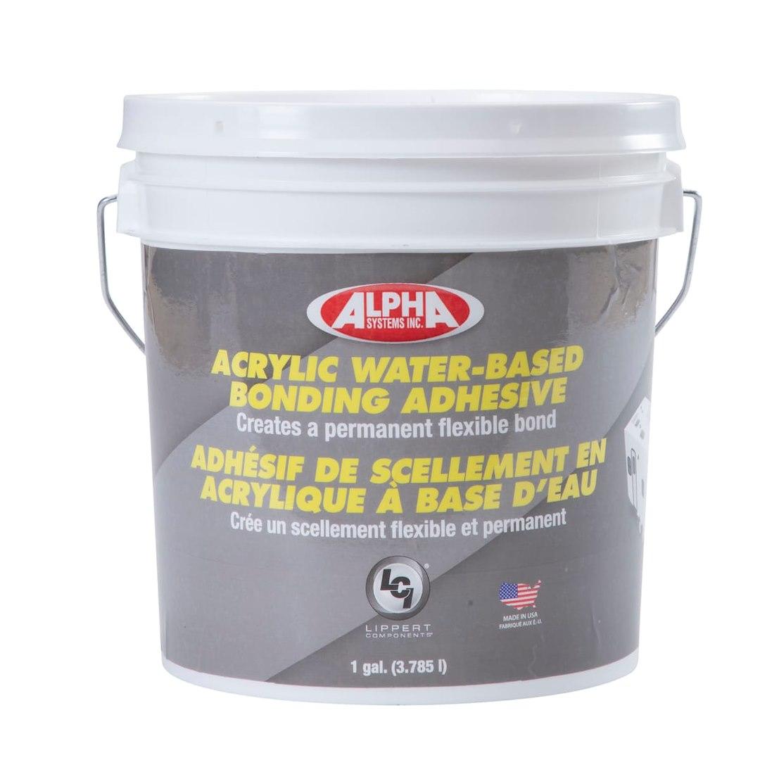 LIPPERT 2020002238 8011 WATERBASE ADHESIVE 1 GAL, Used To Bond EPDM/ PVC/ Hypalon Membranes/ Wood/ Plywood/ Fiberboard/ Polyisocyanurate/ Gypsum And Concrete Decking Substrates; Acrylic Water Based; 1 Gallon Bucket; Single - High quality product image showing LIPPERT 2020002238 8011 WATERBASE ADHESIVE 1 GAL, Used To Bond EPDM/ PVC/ Hypalon Membranes/ Wood/ Plywood/ Fiberboard/ Polyisocyanurate/ Gypsum And Concrete Decking Substrates; Acrylic Water Based; 1 Gallon Bucket; Single details and features