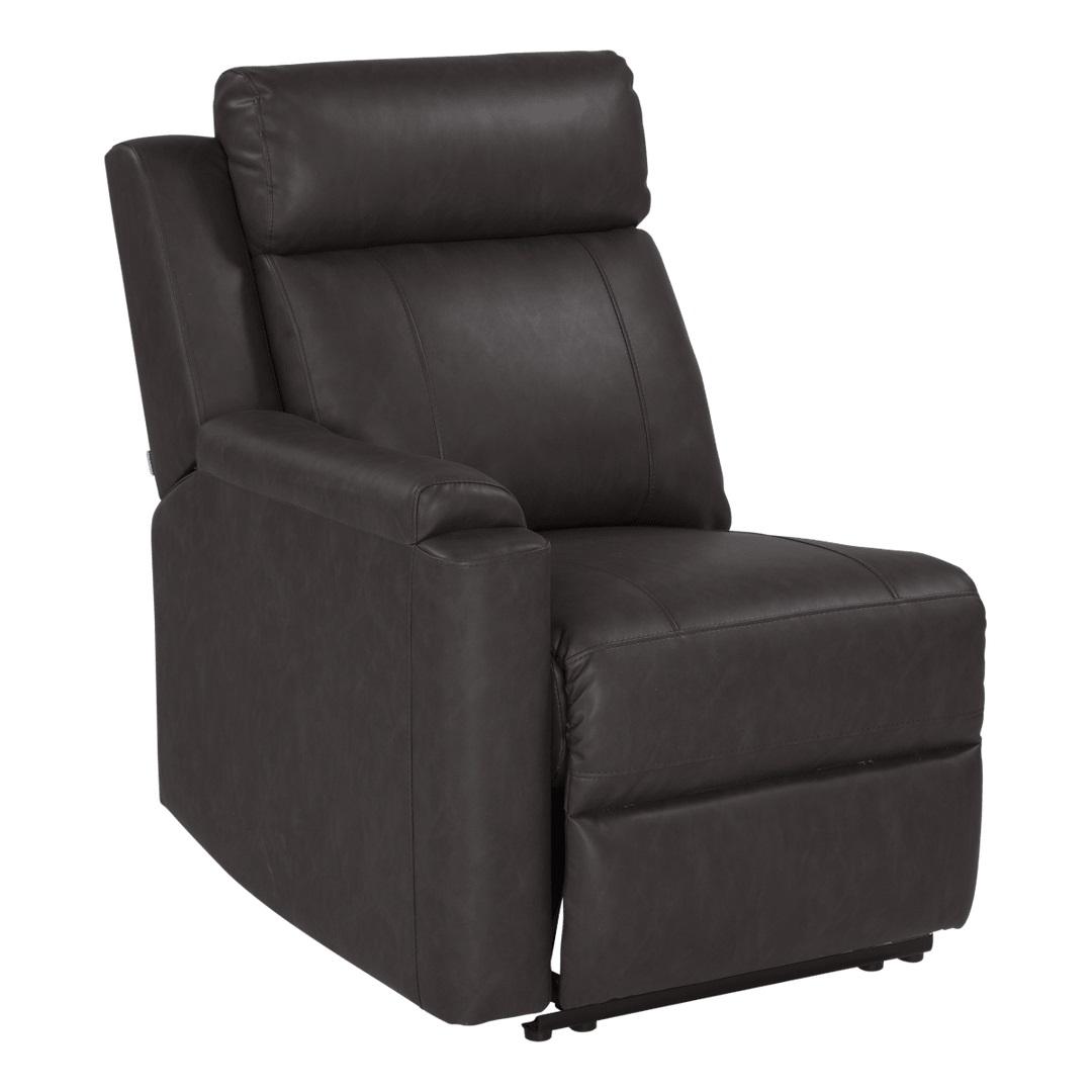 LIPPERT 2020129262 HERITAGE SERIES RIGHT HAND RECLINER, Right Hand Recliner; Heritage Series; 27-1/2 Inch Width x 35 Inch Depth x 40 Inch Height Overall; 64 Inch Reclining Depth; 21 Inch Width x 21 Inch Depth x 19 Inch Height Sitting Surface; Millbrae - The Twister Group Tools product
