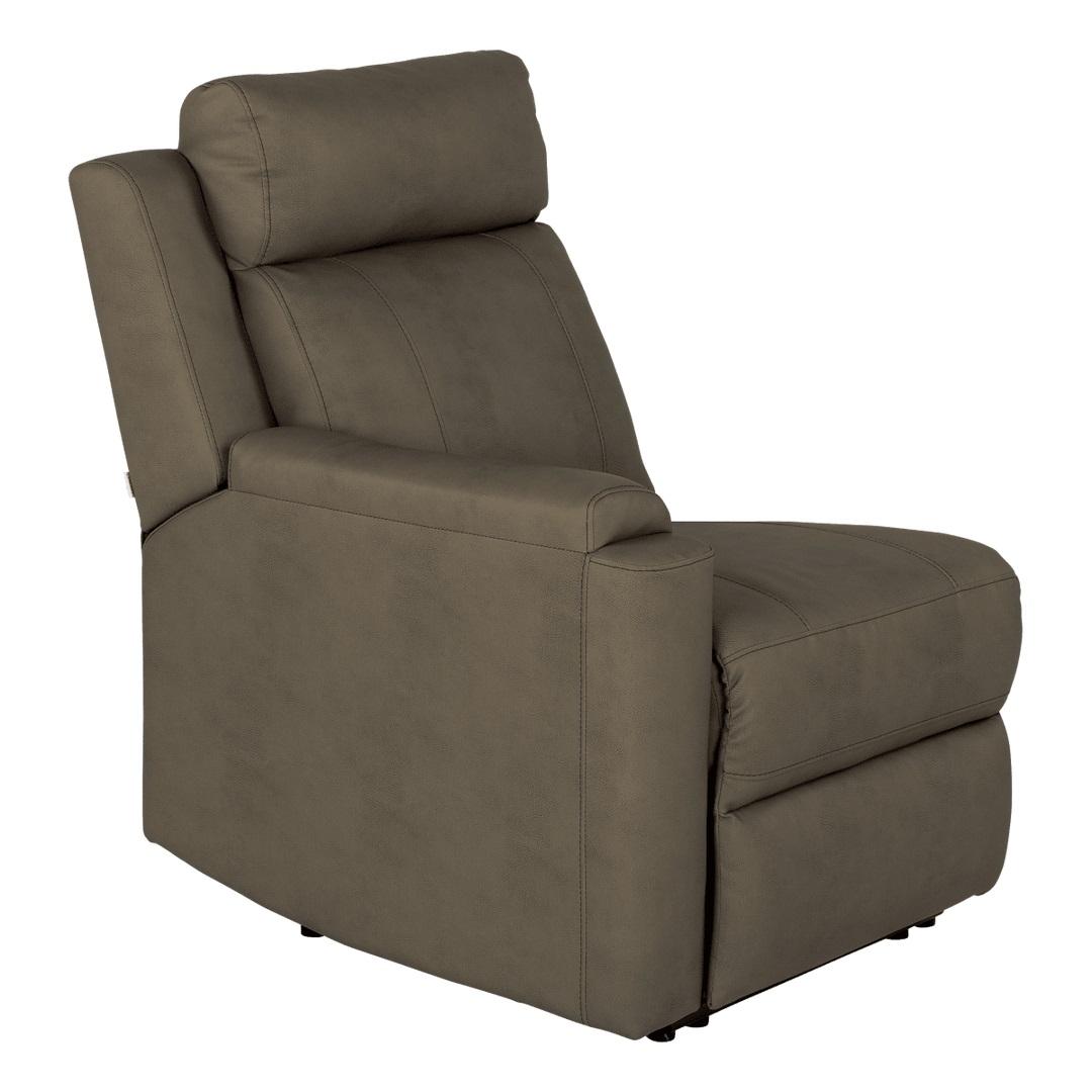 LIPPERT 2020129285 HERITAGE SERIES RIGHT HAND RECLINER, Right Hand Recliner; Heritage Series; 27-1/2 Inch Width x 35 Inch Depth x 40 Inch Height Overall; 64 Inch Reclining Depth; 21 Inch Width x 21 Inch Depth x 19 Inch Height Sitting Surface; Grummond - The Twister Group Tools product