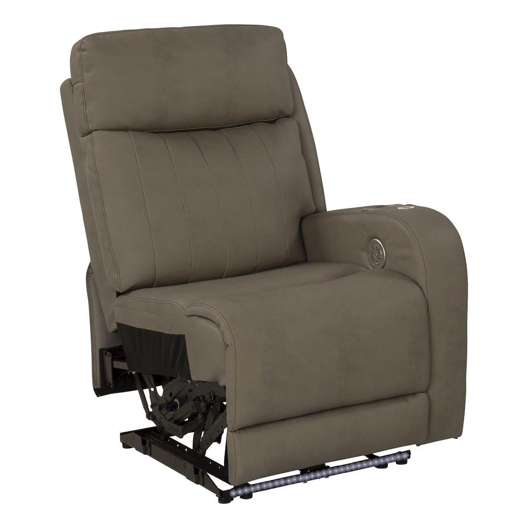 LIPPERT 2020129329 SEISMIC LEFT HAND RECLINER, Left Hand Recliner; Seismic Series; 27-1/2 Inch Width x 38 Inch Depth x 41 Inch Height Overall; 64 Inch Reclining Depth; 22 Inch Width x 21 Inch Depth x 19 Inch Height Sitting Surface; Grummond - The Twister Group Tools product