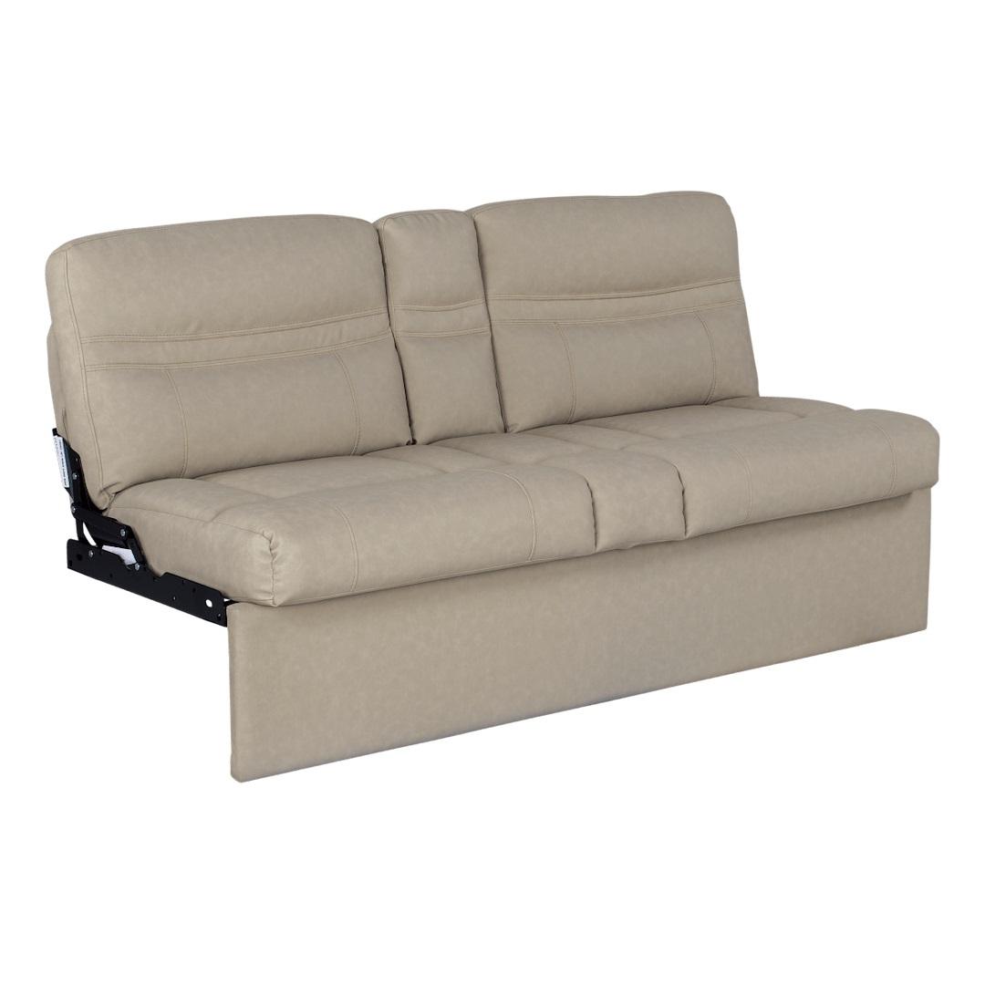 LIPPERT 2020135018 JACKNIFE SOFA-62, Jack Knife; 62 Inch Width x 30 Inch Depth x 34 Inch Height Overall; 59 Inch Width x 20 Inch Depth x 19 Inch Height Seating Surface Size; 59 Inch Width x 42 Inch Depth x 19 Inch Height Sleeping Surface Size - High quality product image showing LIPPERT 2020135018 JACKNIFE SOFA-62, Jack Knife; 62 Inch Width x 30 Inch Depth x 34 Inch Height Overall; 59 Inch Width x 20 Inch Depth x 19 Inch Height Seating Surface Size; 59 Inch Width x 42 Inch Depth x 19 Inch Height Sleeping Surface Size details and features