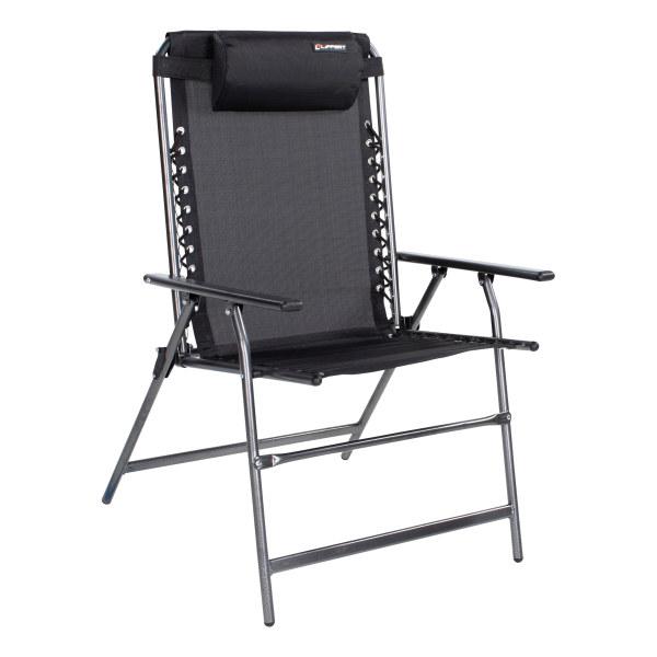 LIPPERT 2021000202 All-Weather Bungee Deck Chair with Adjustable Headrest - High quality product image showing LIPPERT 2021000202 All-Weather Bungee Deck Chair with Adjustable Headrest details and features
